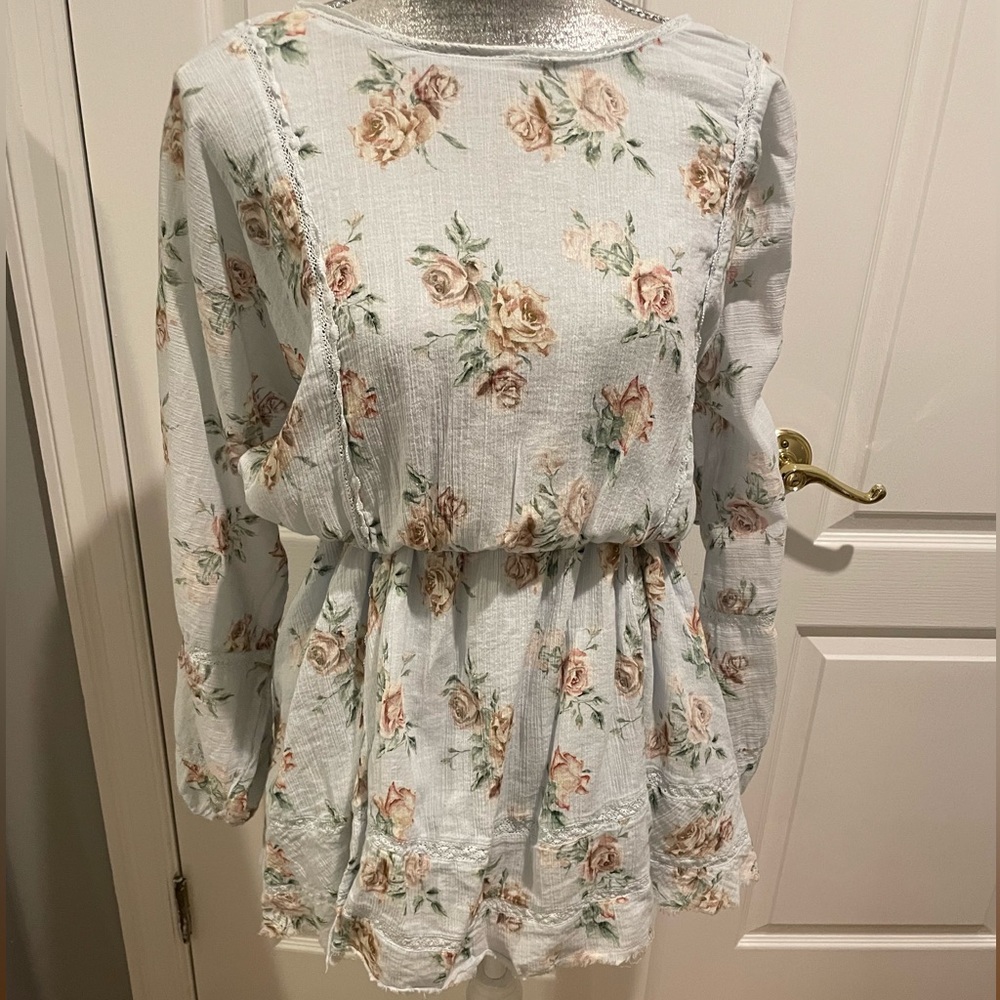 Loveshackfancy floral short dress size medium